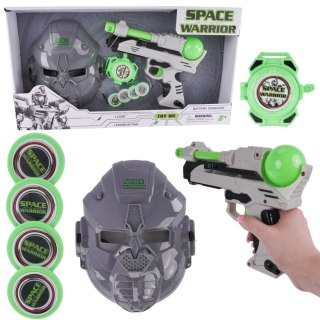 ZESTAW KOSMICZNY PISTOLET BŁYSKOWY ŚWIATŁO DŹWIĘK ZABAWKA DLA DZIECI IMPORT PRONICE