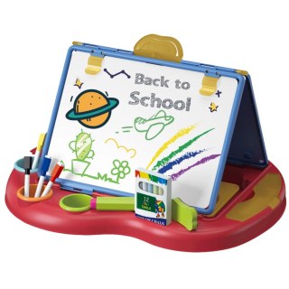 DWUSTRONNA TABLICA KREŚLARSKA EDUKACYJNA GRY PLANSZOWE ZESTAW MAŁY ARTYSTA IMPORT PRONICE