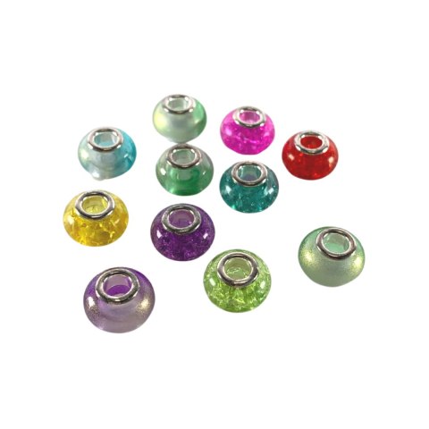 ZESTAW DO ROBIENIA BIŻUTERII BRANSOLETEK DIY CHARMS BEADS KORALIKI PREZENT IMPORT PRONICE