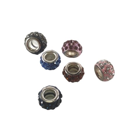 ZESTAW DO ROBIENIA BIŻUTERII BRANSOLETEK DIY CHARMS BEADS KORALIKI PREZENT IMPORT PRONICE