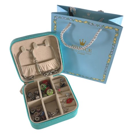 ZESTAW DO ROBIENIA BIŻUTERII BRANSOLETEK DIY CHARMS BEADS KORALIKI PREZENT IMPORT PRONICE