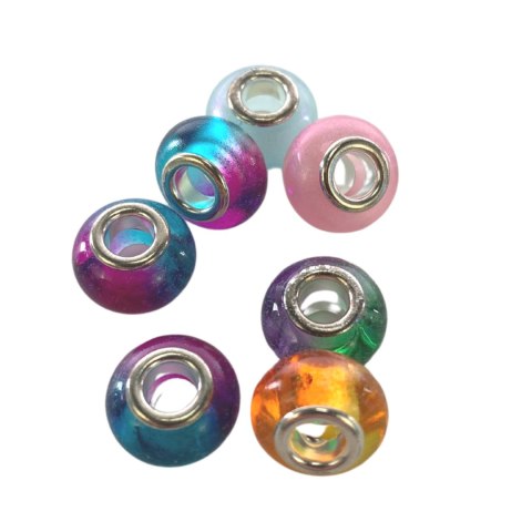 ZESTAW DO ROBIENIA BIŻUTERII BRANSOLETEK DIY CHARMS BEADS KORALIKI PREZENT IMPORT PRONICE