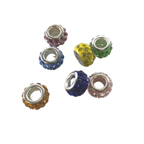 ZESTAW DO ROBIENIA BIŻUTERII BRANSOLETEK DIY CHARMS BEADS KORALIKI PREZENT IMPORT PRONICE