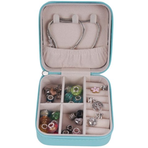ZESTAW DO ROBIENIA BIŻUTERII BRANSOLETEK DIY CHARMS BEADS KORALIKI PREZENT IMPORT PRONICE