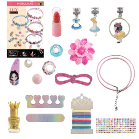 ZESTAW DO ROBIENIA BIŻUTERII BRANSOLETEK DIY KORALIKI CHARMS MAKEUP LAKIERY IMPORT PRONICE ZESTAW DO ROBIENIA BIŻUTERII BRANSOLETEK DIY KORALIKI CHARMS MAKEUP LAKIERY IMPORT PRONICE