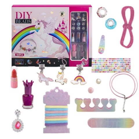 ZESTAW DO ROBIENIA BIŻUTERII BRANSOLETEK DIY KORALIKI CHARMS MAKEUP LAKIERY IMPORT PRONICE ZESTAW DO ROBIENIA BIŻUTERII BRANSOLETEK DIY KORALIKI CHARMS MAKEUP LAKIERY IMPORT PRONICE