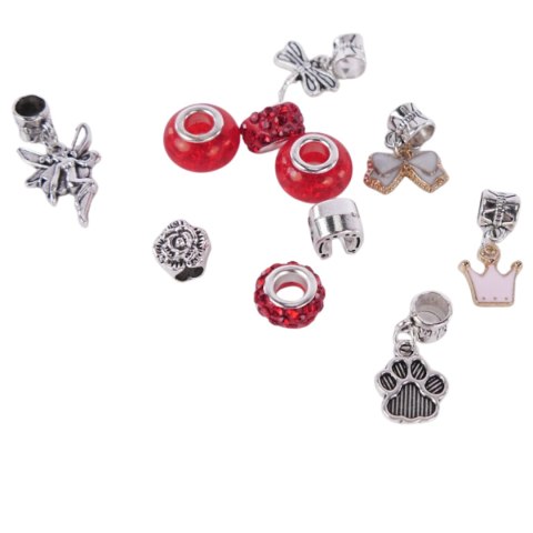 ZESTAW DO ROBIENIA BIŻUTERII BRANSOLETKI DIY BEADS KORALIKI IMPORT PRONICE