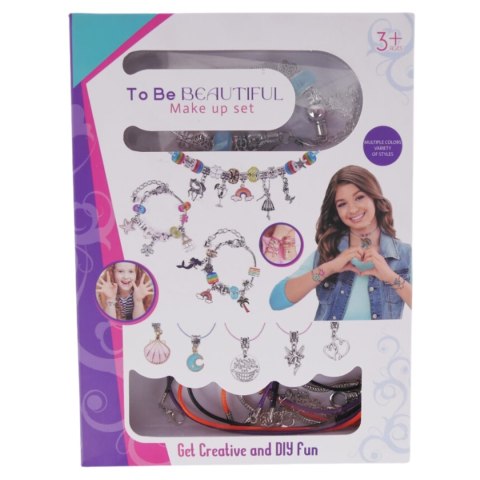 ZESTAW DO ROBIENIA BIŻUTERII BRANSOLETKI DIY BEADS KORALIKI IMPORT PRONICE
