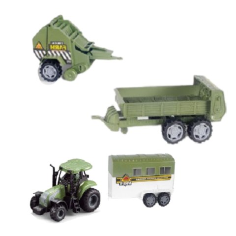 ZESTAW FARMA DOMEK ROLNIKA Z GOSPOSIĄ ZAGRODA ZWIERZĘTA AKCESORIA TRAKTOR IMPORT PRONICE