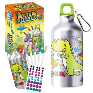 ZESTAW KREATYWNY BUTELKA NA WODĘ DO MALOWANIA DINO DIAMENTOWY WYKLAJANKA 5D IMPORT PRONICE