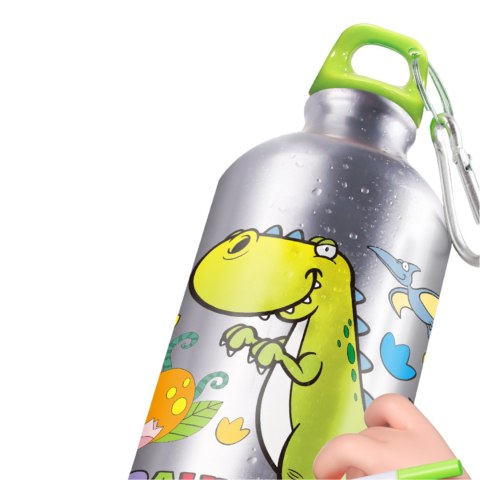 ZESTAW KREATYWNY BUTELKA NA WODĘ DO MALOWANIA DINO DIAMENTOWY WYKLAJANKA 5D IMPORT PRONICE ZESTAW KREATYWNY BUTELKA NA WODĘ DO MALOWANIA DINO DIAMENTOWY WYKLAJANKA 5D IMPORT PRONICE