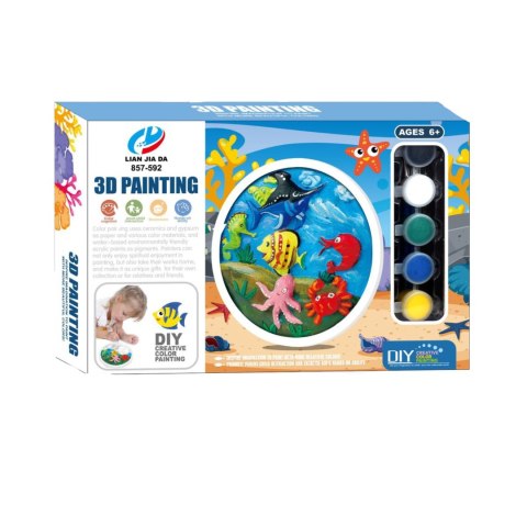 ZESTAW KREATYWNY ODLEWY GIPSOWE FIGURKI DO MALOWANIA RYBKI GIPS FARBKI 3D IMPORT PRONICE ZESTAW KREATYWNY ODLEWY GIPSOWE FIGURKI DO MALOWANIA RYBKI GIPS FARBKI 3D IMPORT PRONICE