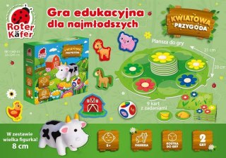GRA EDUKACYJNA KWIATOWA PRZYGODA KRÓWKA SANDY FARMA KARTY ROTER KAFER ROTER KAFER