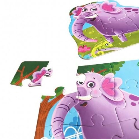 GRA EDUKACYJNA MAXI PUZZLE 2W1 ZOO OBRAZKI UKŁADANKA ROTER KAFER ROTER KAFER