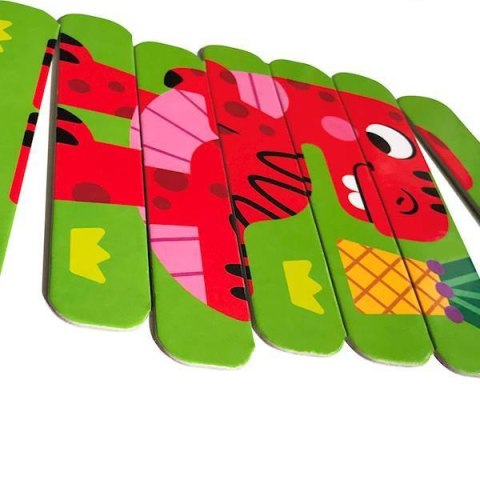 GRA EDUKACYJNA PUZZLE PATYCZKI DINOZAURY WZORY UKŁADANKA ROTER KAFER ROTER KAFER GRA EDUKACYJNA PUZZLE PATYCZKI DINOZAURY WZORY UKŁADANKA ROTER KAFER ROTER KAFER