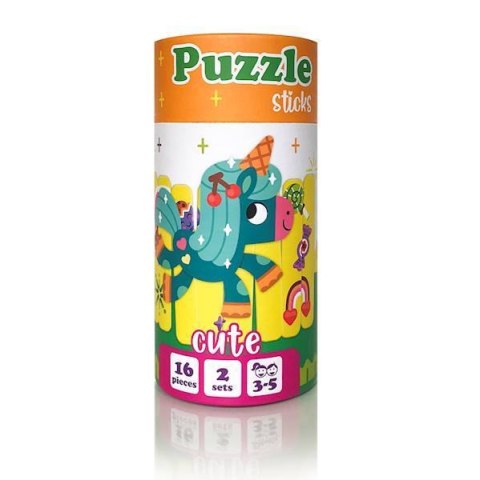 GRA EDUKACYJNA PUZZLE PATYCZKI JEDNOROŻEC LAMA UKŁADANKA ROTER KAFER ROTER KAFER
