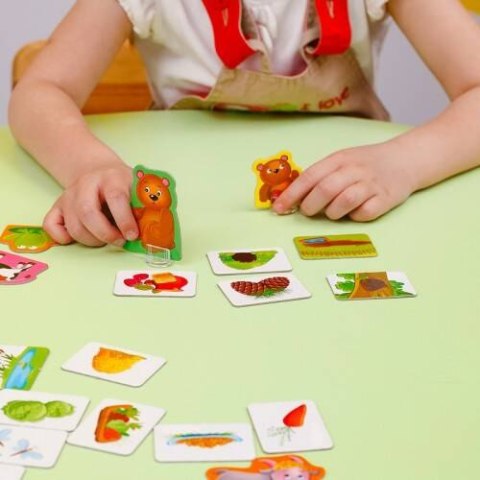 GRA EDUKACYJNA W LESIE I NA FARMIE GRA SKOJARZENIOWA ZWIERZĘTA ROTER KAFER ROTER KAFER