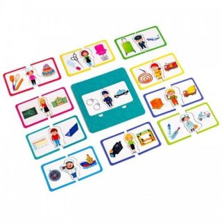 GRA EDUKACYJNA W ŚWIECIE ZAWODÓW GRA SKOJARZENIOWA PUZZLE ROTER KAFER ROTER KAFER