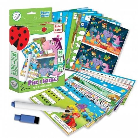 GRA EDUKACYJNA Z MARKEREM ZEBRA POZIOM WYSOKI NAUKA ROTER KAFER ROTER KAFER GRA EDUKACYJNA Z MARKEREM ZEBRA POZIOM WYSOKI NAUKA ROTER KAFER ROTER KAFER