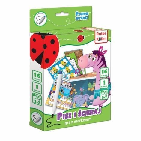 GRA EDUKACYJNA Z MARKEREM ZEBRA POZIOM WYSOKI NAUKA ROTER KAFER ROTER KAFER GRA EDUKACYJNA Z MARKEREM ZEBRA POZIOM WYSOKI NAUKA ROTER KAFER ROTER KAFER