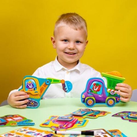 GRA EDUKACYJNA Z RZEPAMI TRANSPORT RUCHOME ELEMENTY ZADANIA ROTER KAFER ROTER KAFER