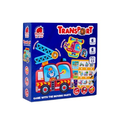 GRA EDUKACYJNA Z RZEPAMI TRANSPORT RUCHOME ELEMENTY ZADANIA ROTER KAFER ROTER KAFER