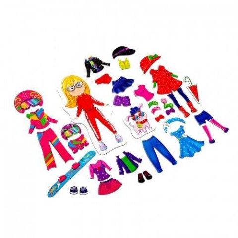 GRA MAGNETYCZNA ALICE AND POLLY UBIERANKA PROJEKTANTKA MODY ROTER KAFER ROTER KAFER