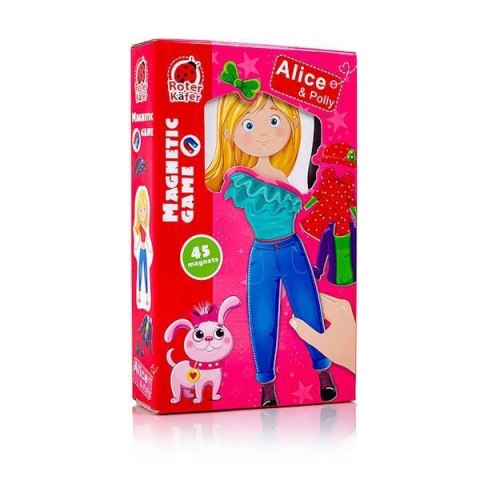 GRA MAGNETYCZNA ALICE AND POLLY UBIERANKA PROJEKTANTKA MODY ROTER KAFER ROTER KAFER