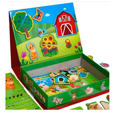 GRA MAGNETYCZNA FARMA ZESTAW EDUKACYJNY KARTY MAGNESY TABLICA ROTER KAFER ROTER KAFER GRA MAGNETYCZNA FARMA ZESTAW EDUKACYJNY KARTY MAGNESY TABLICA ROTER KAFER ROTER KAFER