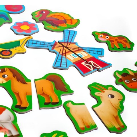 GRA MAGNETYCZNA FARMA ZESTAW EDUKACYJNY KARTY MAGNESY TABLICA ROTER KAFER ROTER KAFER GRA MAGNETYCZNA FARMA ZESTAW EDUKACYJNY KARTY MAGNESY TABLICA ROTER KAFER ROTER KAFER