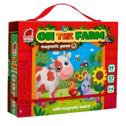GRA MAGNETYCZNA FARMA ZESTAW EDUKACYJNY KARTY MAGNESY TABLICA ROTER KAFER ROTER KAFER GRA MAGNETYCZNA FARMA ZESTAW EDUKACYJNY KARTY MAGNESY TABLICA ROTER KAFER ROTER KAFER