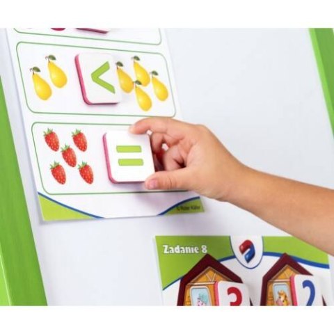 GRA MAGNETYCZNA MATEMATYKA DLA DZIECI KARTY MAGNESY UKŁADANKA ROTER KAFER ROTER KAFER