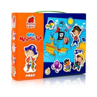 GRA MAGNETYCZNA PIRACI EDUKACYJNA GRA MAGNESY DLA DZIECI ROTER KAFER ROTER KAFER