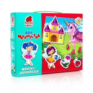 GRA MAGNETYCZNA WRÓŻKI I JEDNOROŻCE EDUKACYJNA GRA MAGNESY ROTER KAFER ROTER KAFER