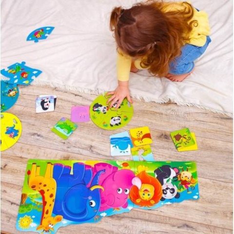 GRA ŚWIAT ZOO DLA PRZEDSZKOLAKÓW 3W1 PUZZLE ZWIERZĘTA ROTER KAFER ROTER KAFER GRA ŚWIAT ZOO DLA PRZEDSZKOLAKÓW 3W1 PUZZLE ZWIERZĘTA ROTER KAFER ROTER KAFER