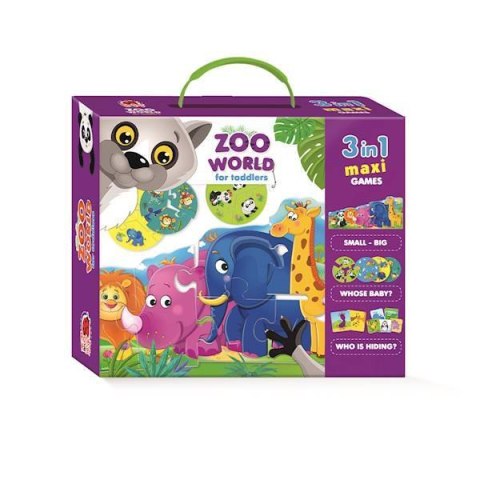 GRA ŚWIAT ZOO DLA PRZEDSZKOLAKÓW 3W1 PUZZLE ZWIERZĘTA ROTER KAFER ROTER KAFER GRA ŚWIAT ZOO DLA PRZEDSZKOLAKÓW 3W1 PUZZLE ZWIERZĘTA ROTER KAFER ROTER KAFER
