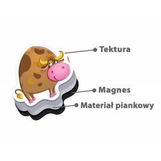 MÓJ MAŁY ŚWIAT MAGNESÓW: FARMA MAGNESY ZWIERZĄTKA DLA DZIECI ROTER KAFER ROTER KAFER