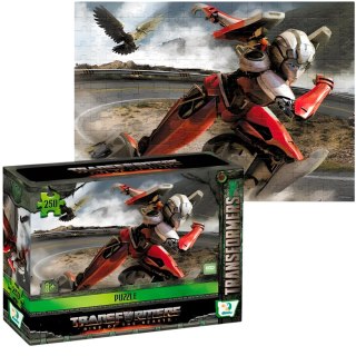 PUZZLE 250 ELEMENTÓW TRANSFORMERS Z POWŁOKĄ SOFT TOUCH UKŁADANKA DLA DZIECI DODO