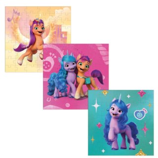 PUZZLE 3W1 MY LITTLE PONY NIEZWYKŁY ZESTAW UKŁADANEK DLA NAJMŁODSZYCH DODO