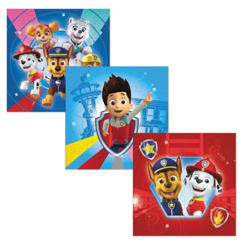 PUZZLE 3W1 PSI PATROL PAW PATROL TRZY UKŁADANKI W JEDNYM DLA NAJMŁODSZYCH DODO