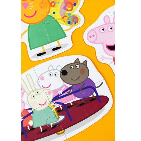 PUZZLE 3W1 "ŚWINKA PEPPA" PEPPA PIG 3 UKŁADANKI W JEDNYM OPAKOWANIU DODO