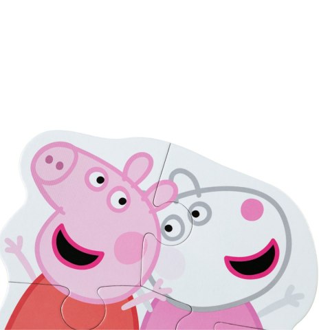 PUZZLE 3W1 "ŚWINKA PEPPA" PEPPA PIG 3 UKŁADANKI W JEDNYM OPAKOWANIU DODO
