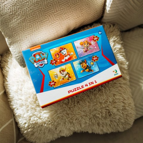 PUZZLE 4W1 PSI PATROL CZTERY UKŁADANKI W JEDNYM OPAKOWANIU DLA DZIECI DODO