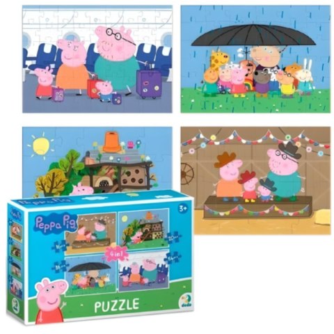 PUZZLE 4W1 ŚWINKA PEPPA CZTERY UKŁADANKI W JEDNYM OPAKOWANIU DLA DZIECI DODO PUZZLE 4W1 ŚWINKA PEPPA CZTERY UKŁADANKI W JEDNYM OPAKOWANIU DLA DZIECI DODO