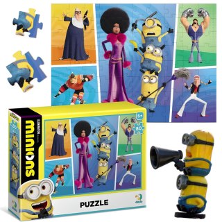 PUZZLE 80 ELEMENTÓW MINIONS MINIONKI UKŁADANKA KOLOROWA DLA DZIECI DODO