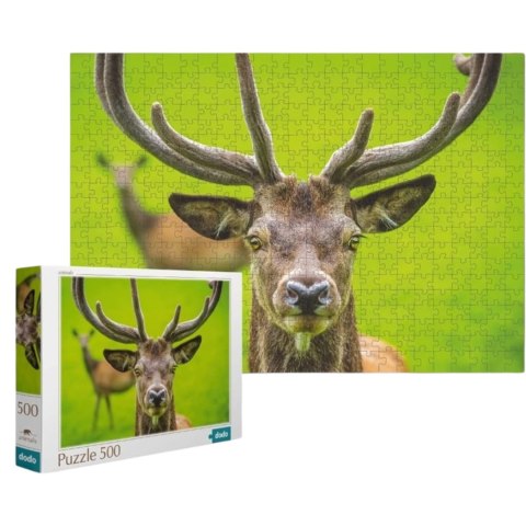 PUZZLE JELEŃ 500 ELEMENTÓW DO UŁOŻENIA KOLOROWY OBRAZEK JELONKA DLA DZIECI DODO PUZZLE JELEŃ 500 ELEMENTÓW DO UŁOŻENIA KOLOROWY OBRAZEK JELONKA DLA DZIECI DODO