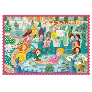 PUZZLE KSIĘŻNICZKI NA SPACZERZE 100 ELEMENTÓW DO UŁOŻENIA KOLOROWY OBRAZEK DODO