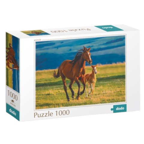 PUZZLE NAUKA ŹREBAKA 1000 ELEMENTÓW DO UŁOŻENIA PIĘKNY OBRAZ KOŃ I ŹREBAK DODO PUZZLE NAUKA ŹREBAKA 1000 ELEMENTÓW DO UŁOŻENIA PIĘKNY OBRAZ KOŃ I ŹREBAK DODO