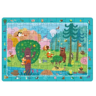 PUZZLE OBSERWACYJNE LEŚNI PRZYJACIELE 80 ELEMENTÓW DO UŁOŻENIA DLA DZIECI DODO