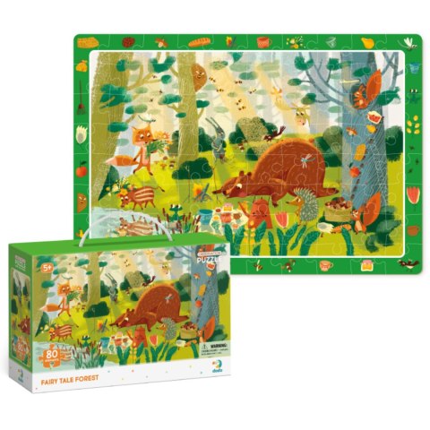PUZZLE OBSERWACYJNE MAGICZNY LAS 80 ELEMENTÓW KOLOROWA UKŁADANKA DLA DZIECI DODO PUZZLE OBSERWACYJNE MAGICZNY LAS 80 ELEMENTÓW KOLOROWA UKŁADANKA DLA DZIECI DODO